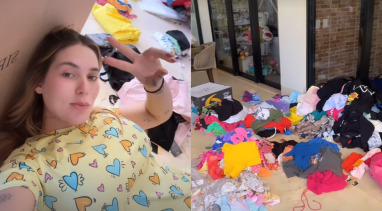 Virginia faz “limpa” no guarda-roupa para doar a vítimas da chuva no RS
