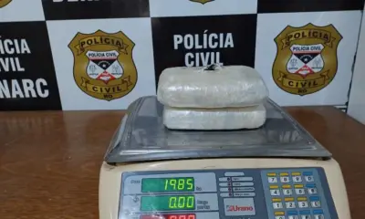 Taxista é preso com dois quilos de cocaína na BR-364