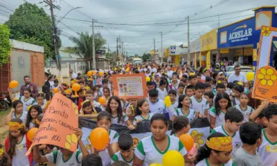 Brasiléia Realiza Caminhada Contra Abuso e Exploração Sexual de Crianças
