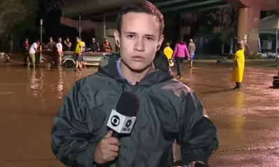 Repórter é hostilizado ao vivo no Jornal da Globo durante cobertura da tragédia no RS