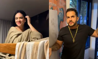 Carlinhos Maia mostra Emily Garcia sendo tirada da cama do ex-marido, contra quem tem medida protetiva
