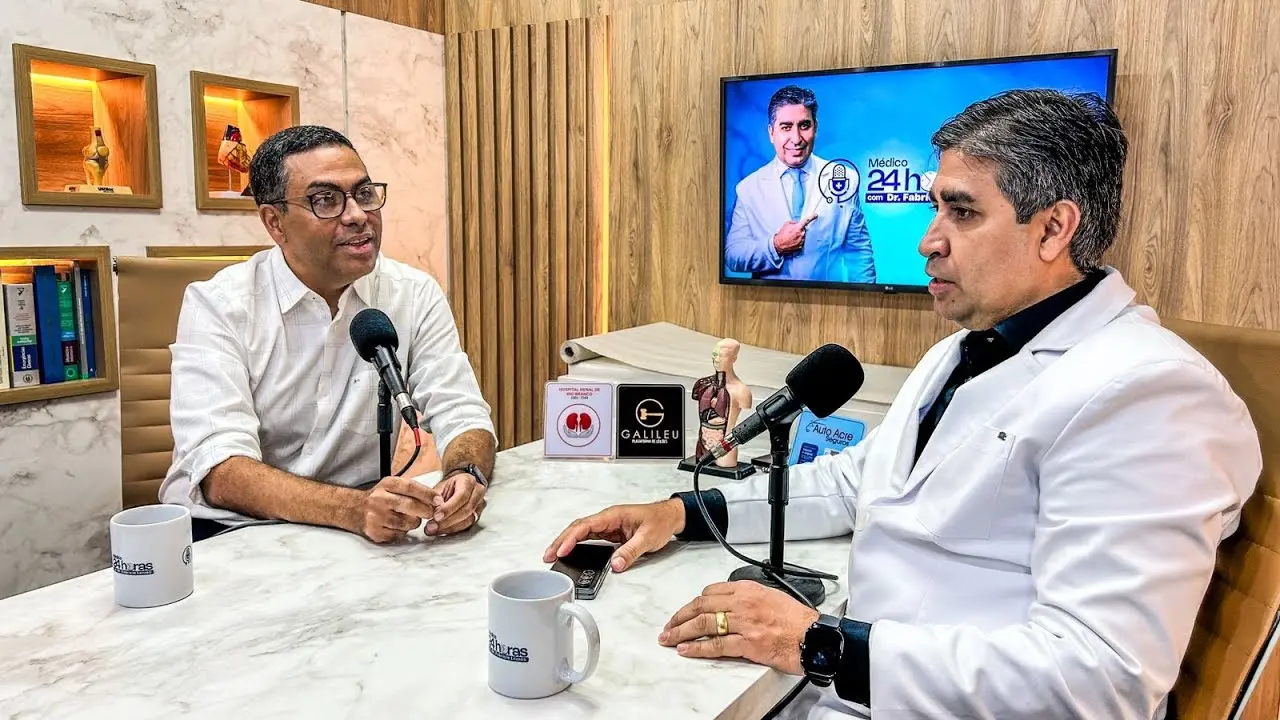 Entrevista com o especialista em clínica médica Rinauro Santos, no Médico 24horas