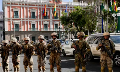 Tanques e militares invadem palácio presidencial na Bolívia; presidente se posiciona
