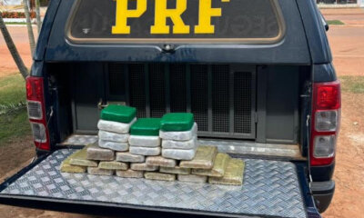 PRF apreende quase 28 kg de cocaína na BR-364, em Acrelândia