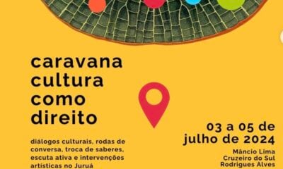 Caravana Cultura como Direito percorrerá municípios do Vale do Juruá