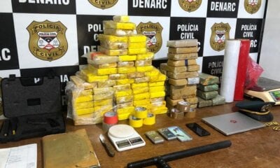 Em Rondônia, polícia prende traficante e apreende mais de 80 kg de drogas