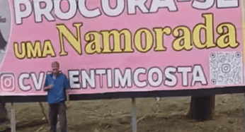 Viúvo espalha outdoors em busca de novo amor, viraliza e recebe ajuda de Ana Maria Braga