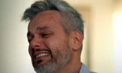 Otaviano Costa chora ao falar sobre cirurgia no coração pela 1ª vez na TV