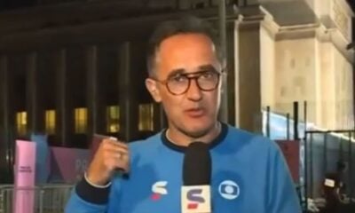 Vídeo: Equipe do SporTV deixa estúdio em Paris após ameaça de bomba