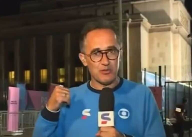 Vídeo: Equipe do SporTV deixa estúdio em Paris após ameaça de bomba