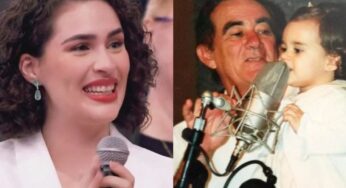 Após cantar no Domingão, Lívian explica como é ser filha de Renato Aragão