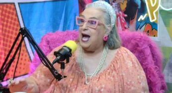 Apresentadora Mamma Bruschetta é resgatada por bombeiros após sofrer acidente em casa