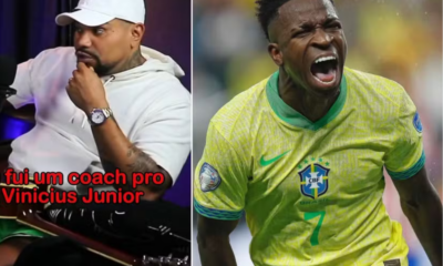 Naldo diz ter sido coach de Vinicius Jr. e rebate críticas: ‘Se acham que é mentira’