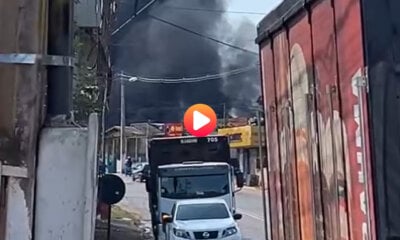 Polícia investiga se incêndio em antigo armazém da Cageacre foi criminoso