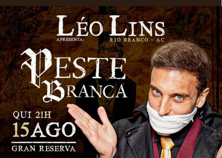 Léo Lins fará show de stand-up no Acre no dia 15 de agosto