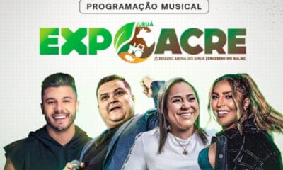 Governo divulga shows da Expoacre Juruá, em Cruzeiro do Sul