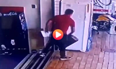 Homem furta caixa de som em loja à luz do dia em Rio Branco
