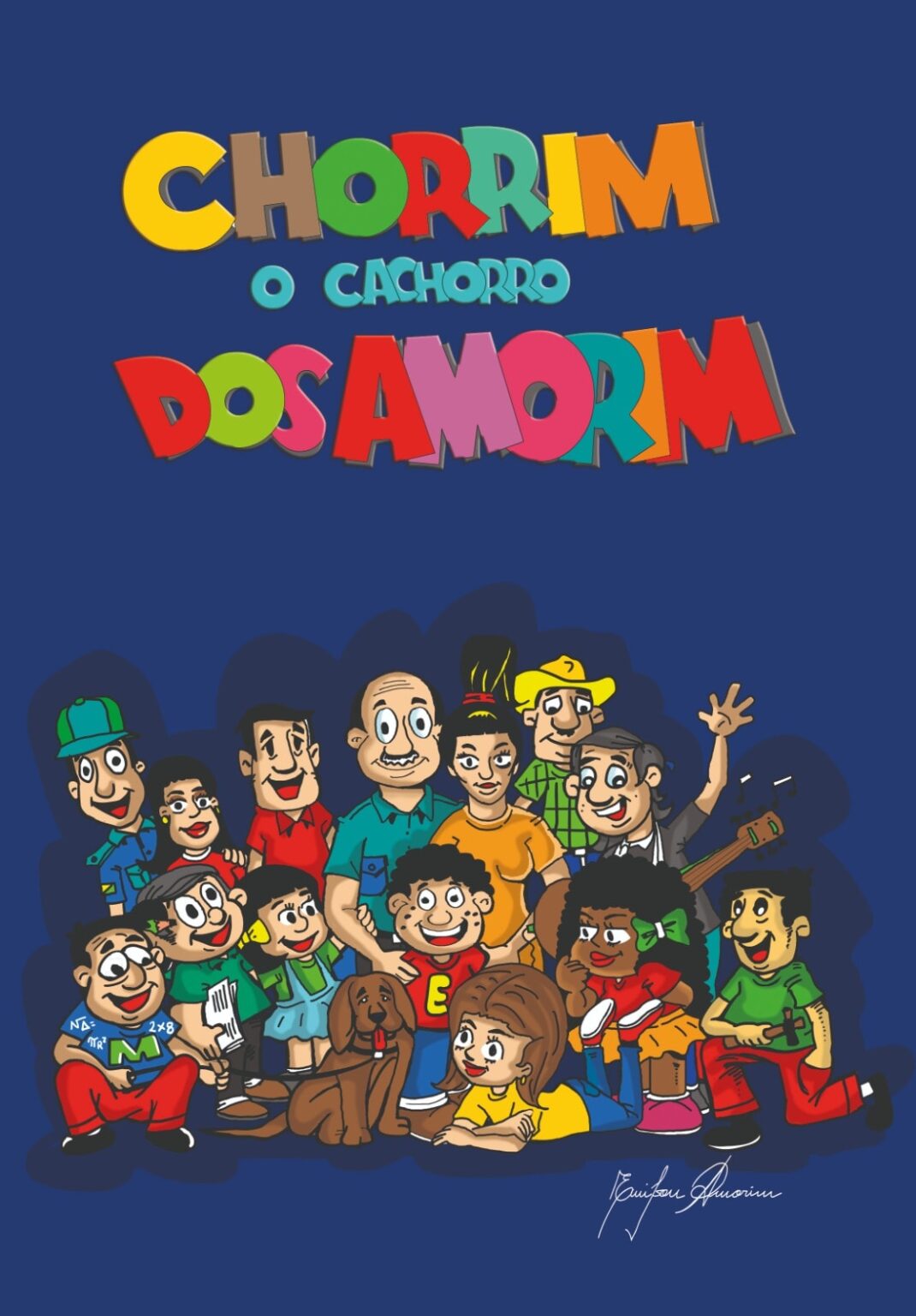 Enilson Amorim lança novo livro "Chorrim, o cachorro dos Amorim