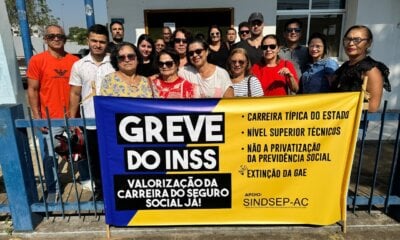 Servidores do INSS seguem em greve com 85% de adesão