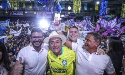 Durante chamada de vídeo, Bolsonaro reafirma apoio à candidatura de Bocalom