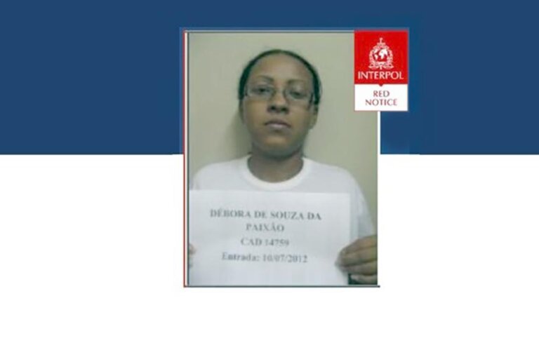 Mulher nascida em Oiapoque aparece na lista vermelha da Interpol