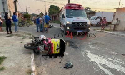 Colisão entre motos deixa entregadores feridos em Rio Branco