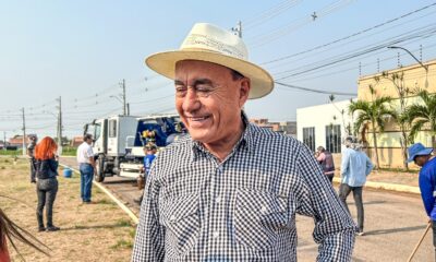 Bocalom acompanha teste de novo caminhão tapa-buracos e diz que vai zerar buracos