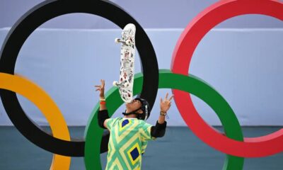 Skate e malabares no pódio: Augusto Akio é bronze no Skate Park