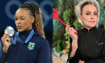 Rebeca Andrade é convidada para cozinhar com Ana Maria Braga após Jogos Olímpicos