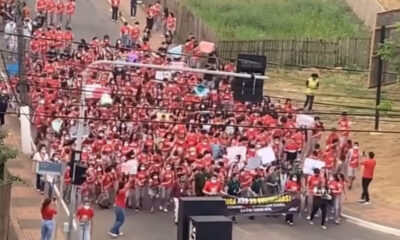 Em Rio Branco, alunos vão às ruas protestar contra queimadas