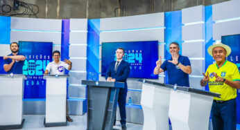 Na saída de debate, candidatos reclamam de postura de adversários