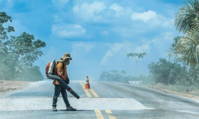 Macadame hidráulico usado na BR-364 tem 25 cm de pedra e 8 centímetros de asfalto