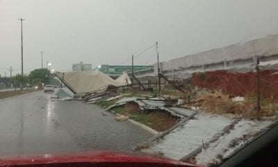 Temporal deixa rastro de destruição em Vilhena