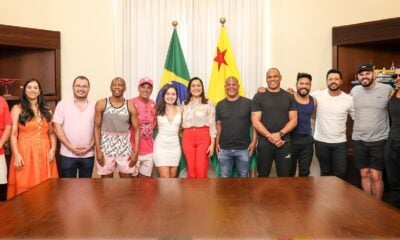 Mailza recebe estrelas do esporte e da música no Palácio Rio Branco