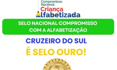 Cruzeiro do Sul ganha Selo de Ouro pelo Compromisso com a Alfabetização