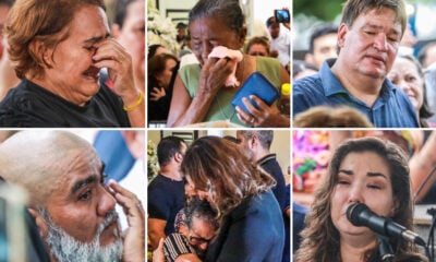 Fotos registram comoção e lágrimas no velório e sepultamento de Flaviano Melo