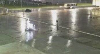 Veja o momento da explosão em frente ao STF