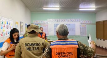 Escola é parcialmente interditada pela Defesa Civil após parede de sala inclinar em Rio Branco