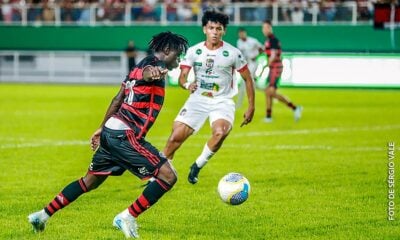 Flamengo Sub-20 vence Santa Cruz do AC por 2 a 1 na reinauguração do Arena da Floresta