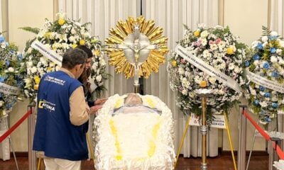 Antônia Lúcia foi a velório de Flaviano durante a madrugada