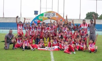 Santa Cruz-AC conquista bicampeonato invicto do Acreano Sub-13