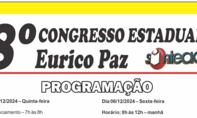 Sinteac realiza congresso estadual nesta quinta e sexta em Rio Branco