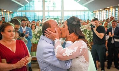 Bocalom e Kellen Nunes se casam em Rio Branco em cerimônia na Igreja Santa Inês