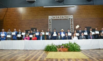 Vereadores eleitos e reeleitos são oficialmente diplomados no teatro da UFAC em Rio Branco