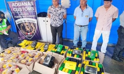 Polícia peruana apreende 212 quilos de maconha na fronteira com o Acre