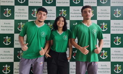 Projeto de aplicativo na área de saúde idealizado por estudantes da Escola João Calvino é finalista na Feira Brasileira de Ciências e Engenharia