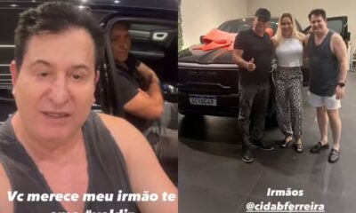 Marrone presenteia irmão com carro de mais de R$ 240 mil: ‘Me ajudou muito’