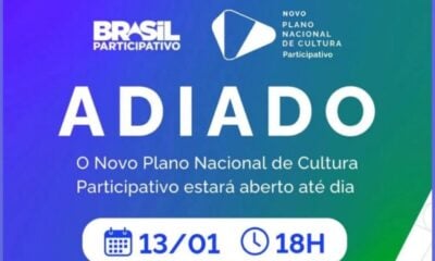 Sociedade civil tem até 13 de janeiro para contribuir com o Novo Plano Nacional de Cultura