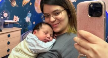 Viih Tube celebra véspera de Natal com Ravi em casa após internação