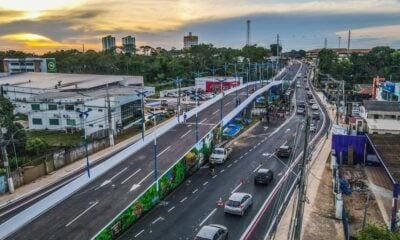 Com pintura e luz azul, Elevado da Dias Martins é inaugurado em Rio Branco